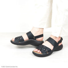 画像をギャラリービューアに読み込む, SMS186 レディース お気軽リゲッタ 編み込みストラップサンダル Re:getA