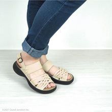 画像をギャラリービューアに読み込む, SMS186 レディース お気軽リゲッタ 編み込みストラップサンダル Re:getA
