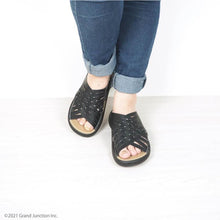 画像をギャラリービューアに読み込む, SMS187 レディース お気軽リゲッタ 編み込みつっかけサンダル Re:getA