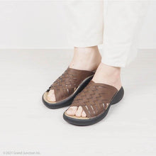 画像をギャラリービューアに読み込む, SMS187 レディース お気軽リゲッタ 編み込みつっかけサンダル Re:getA