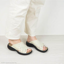 画像をギャラリービューアに読み込む, SMS187 レディース お気軽リゲッタ 編み込みつっかけサンダル Re:getA