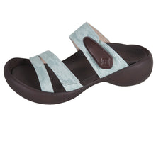 画像をギャラリービューアに読み込む, リゲッタカヌー リネンライクジャカード3本ベルトサンダル RegettaCanoe CJEG5255 LVW483 レディース
