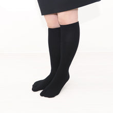 画像をギャラリービューアに読み込む, GJオリジナル ハイソックス丈 足袋ソックス ゆったり口ゴム 靴下 kgo014 レディース

