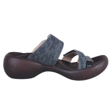 画像をギャラリービューアに読み込む, リゲッタカヌー リネンライクジャカード3本ベルトサンダル RegettaCanoe CJEG5255 LVW483 レディース
